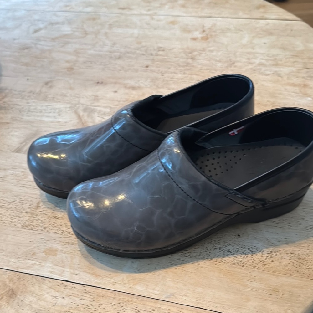 Gray Slip-On Clogs
